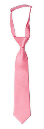 JAGGED Warm pink boy's tie small pre-tied