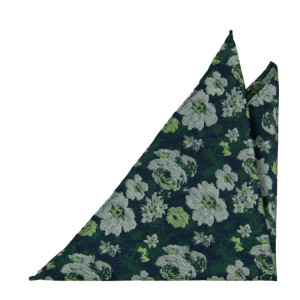 JOVIALITY GREEN pocket square