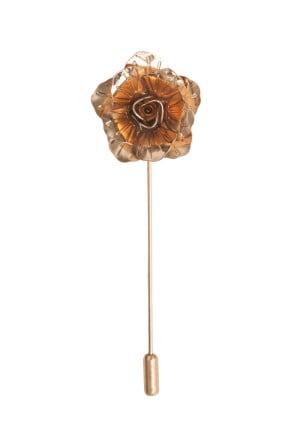 LARGE ROSE GOLD lapel pin