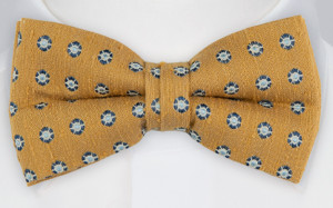 LUCEDELSOLE YELLOW pre-tied bow tie
