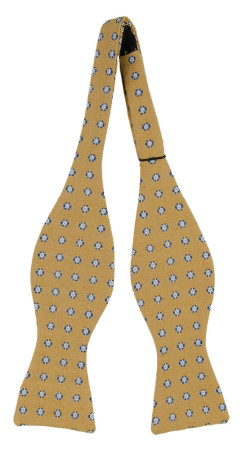 LUCEDELSOLE YELLOW self-tie bow tie