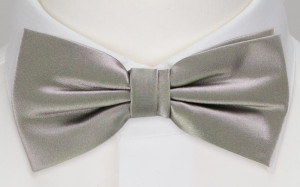 MAGISKT SILVER pre-tied bow tie