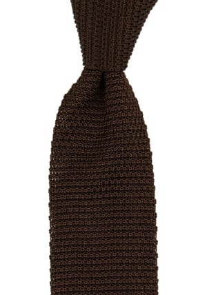 MANFUL DARK BROWN classic tie