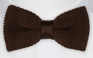 MANFUL DARK BROWN pre-tied bow tie