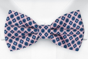 MEDAGLIONI PINK pre-tied bow tie