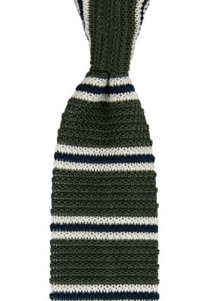 MESHED GREEN tie