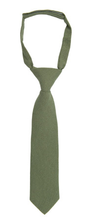 MOREAMORE Laurel green boy's tie small pre-tied