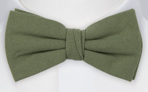 MOREAMORE LAUREL GREEN boy's bow tie