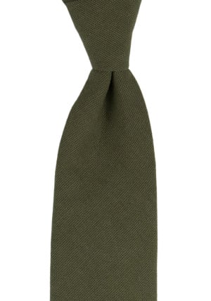 MOREAMORE SEAWEED GREEN classic tie