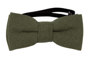MOREAMORE SEAWEED GREEN baby bow tie