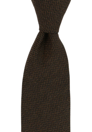 NECESSITA BROWN classic tie
