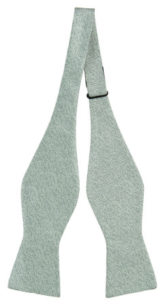 Nuptials DUSTY GREEN self-tie bow tie