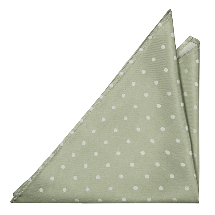 OMHET GREEN pocket square