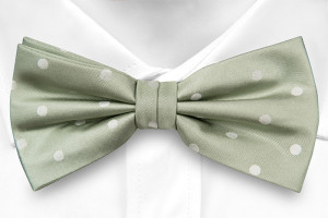 OMHET GREEN pre-tied bow tie