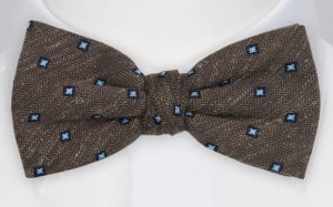 ONMYWAY BROWN pre-tied bow tie