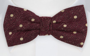 ONPOINT DARK RED pre-tied bow tie