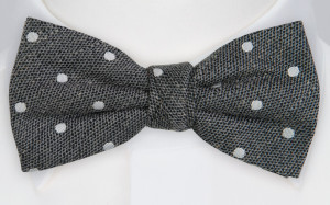 ONPOINT GREY pre-tied bow tie