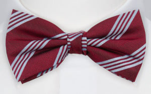 ONTHEBELL RED pre-tied bow tie