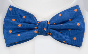 ONTHEDOT BLUE pre-tied bow tie