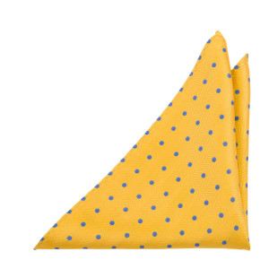 ONTHEDOT YELLOW pocket square
