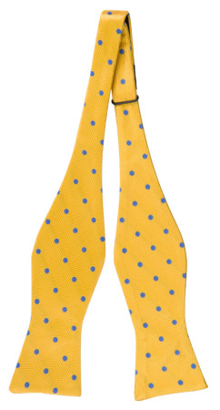 ONTHEDOT YELLOW self-tie bow tie