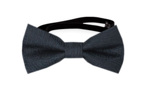 ORNATE DARK BLUE baby bow tie
