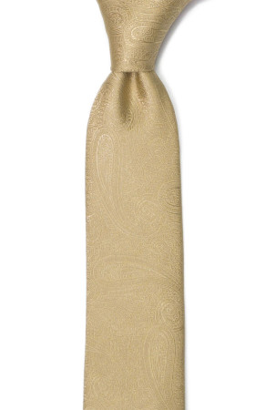 ORNATE Gold boy's tie medium
