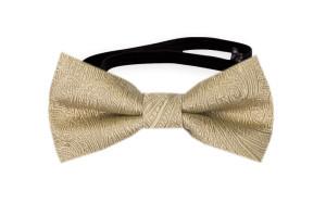 ORNATE GOLD baby bow tie