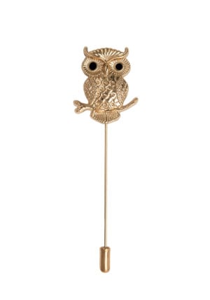 OWL GOLD lapel pin