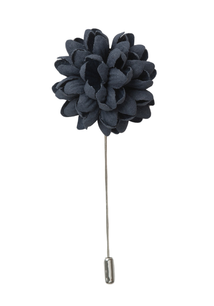 PERENNIAL SLATE BLUE lapel pin