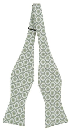 PERFECTMATCH GREEN self-tie bow tie
