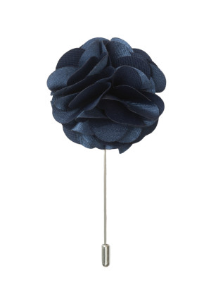 PETALS XL STEEL BLUE lapel pin