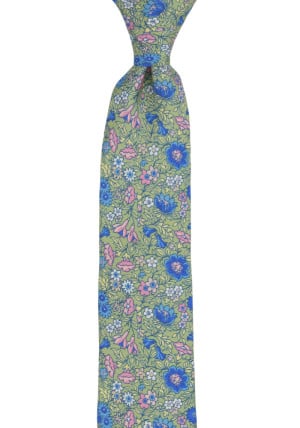 PRIMAVERATO GREEN skinny tie