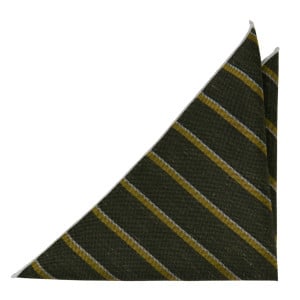 QUICKANDEASY OLIVE GREEN pocket square