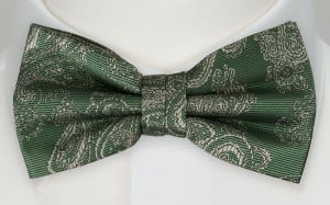 RAJRAJ GREEN pre-tied bow tie