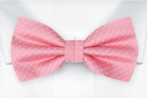 RICESPRINKLER PINK boy's bow tie
