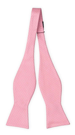RICESPRINKLER PINK self-tie bow tie