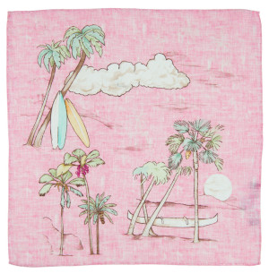 RILASSANTE PINK pocket square