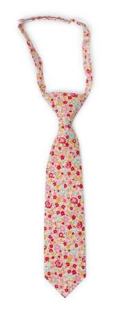 ROSERIDDLER Pink boy's tie small pre-tied