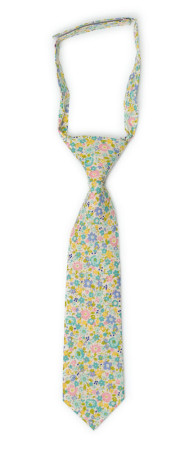 ROSERIDDLER Turquoise boy's tie small pre-tied