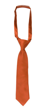 SATIN BRICK boy's tie small pre-tied