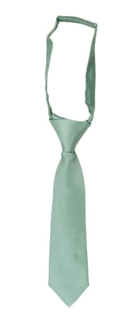 SATIN GREYED JADE boy's tie small pre-tied