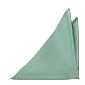 SATIN GREYED JADE pocket square
