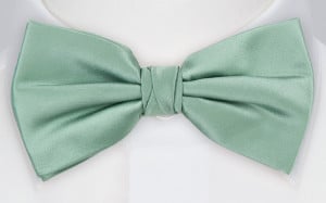 SATIN GREYED JADE boy's bow tie