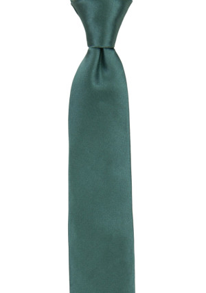 SATIN JUNIPER GREEN boy's tie medium