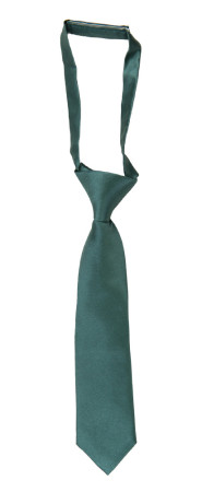 SATIN JUNIPER GREEN boy's tie small pre-tied