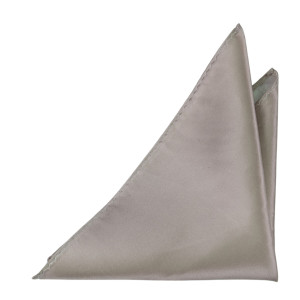 SATIN LATTE pocket square