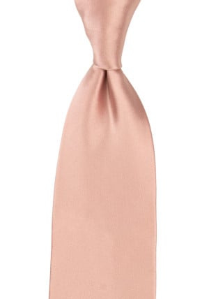 Satin PEARL PINK classic tie
