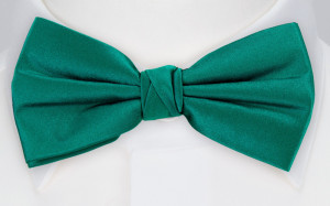 SATIN PERSIAN GREEN boy's bow tie
