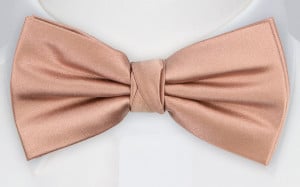Satin ROSE GOLD boy's bow tie